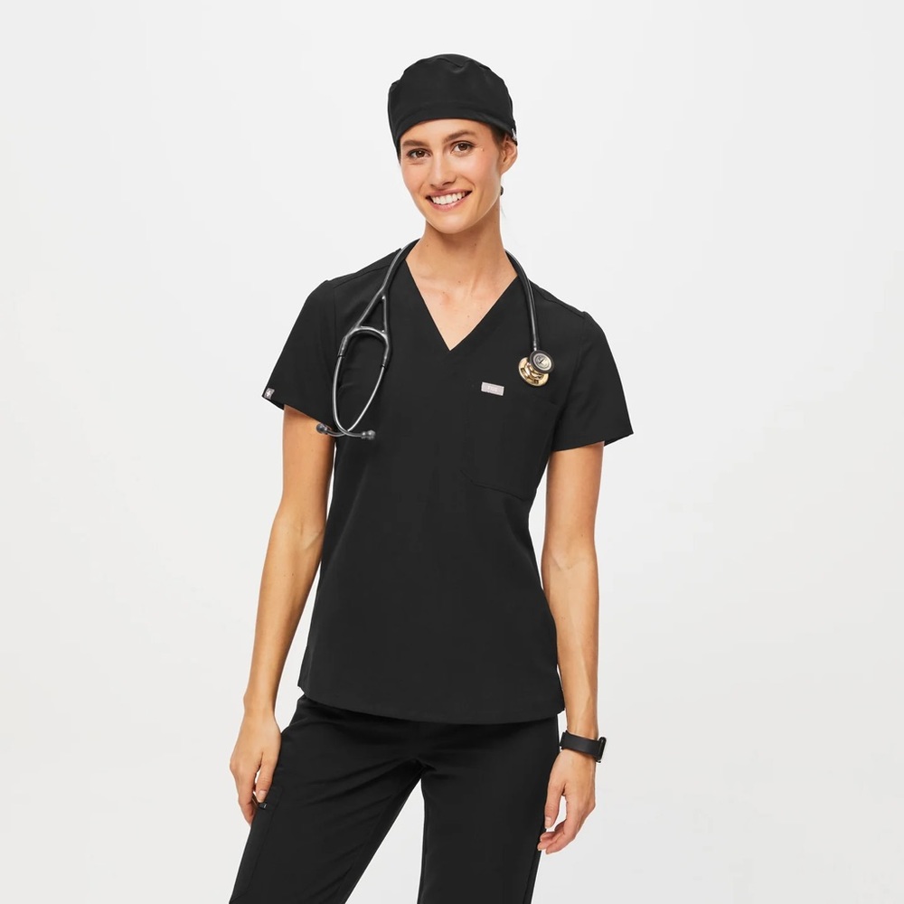 FIGS Modern Scrub Cap with Buttonholes